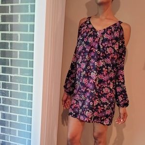 Pink Owl Apparel Flower Print Dress